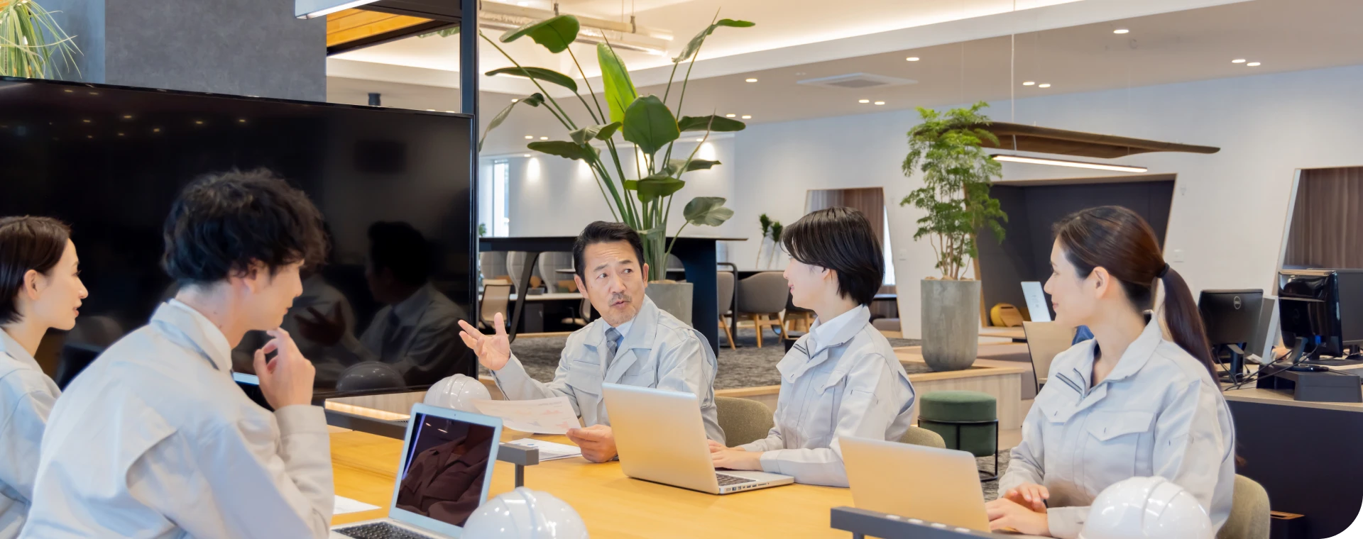 導入後の業務改善をイメージした画像